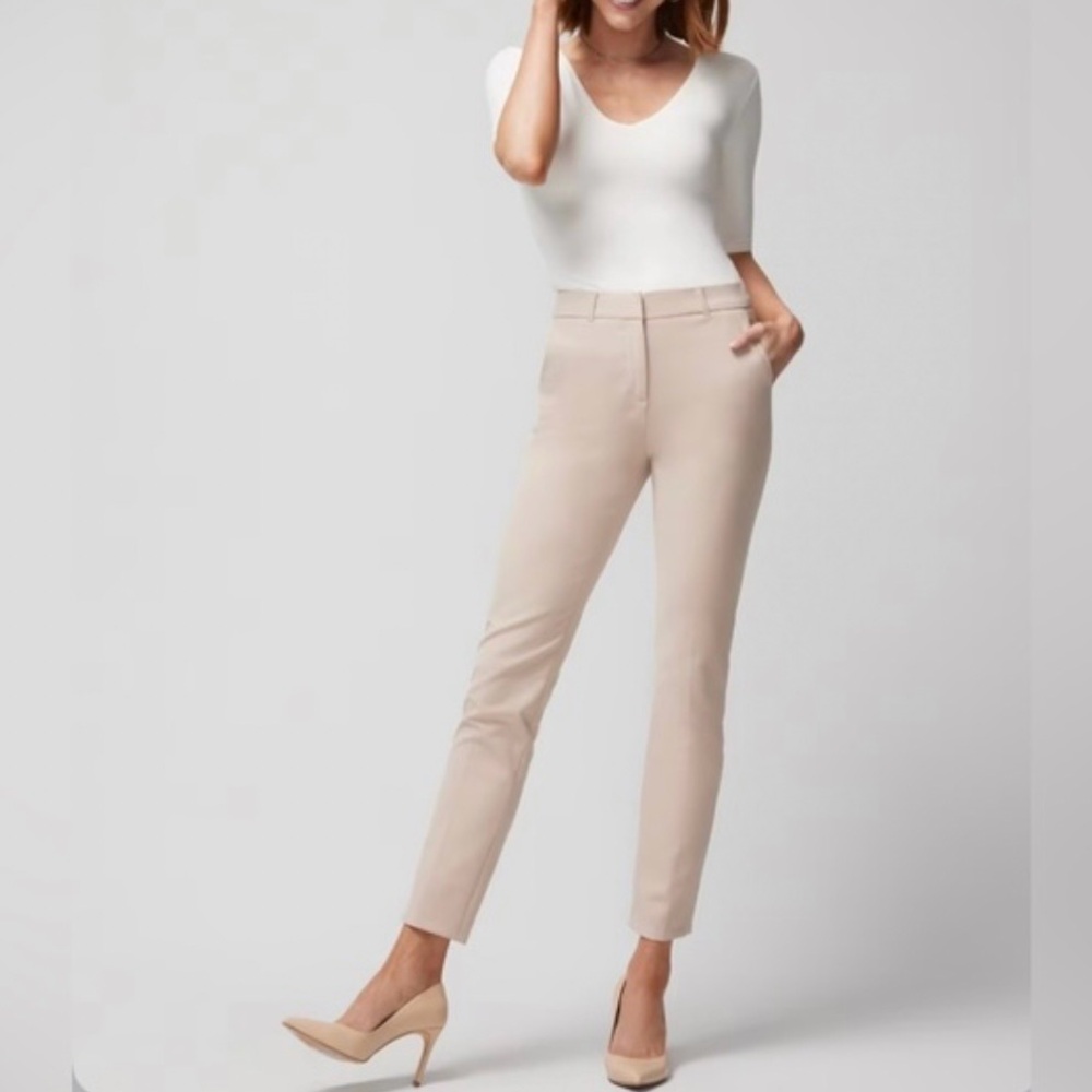 WHBM Elle Biscotti Slim Ankle Pants